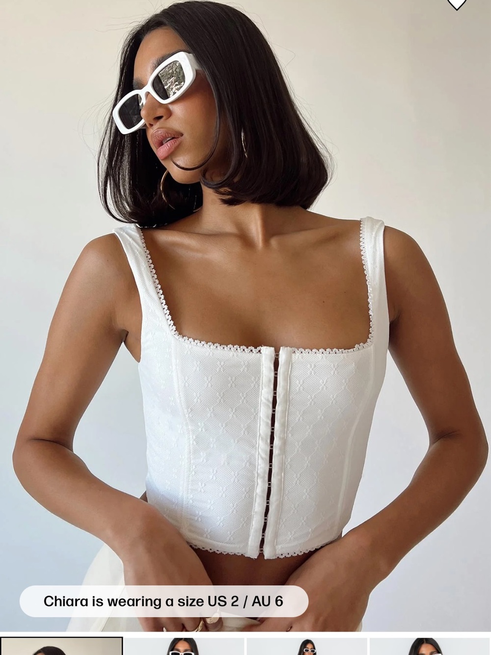 Princess Polly Bryleigh Top White